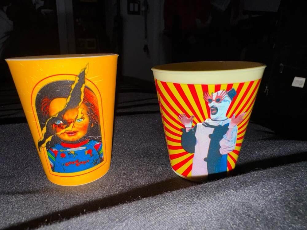 Child's Play Chucky Shot Glasses Set of 2 Halloween Party Shot Glass